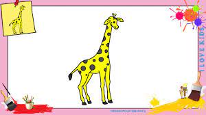 Les video en bazars d' alex. Dessin Girafe Facile Comment Dessiner Une Girafe Facilement Etape Par Etape Youtube