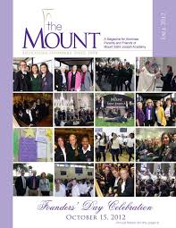 The Mout MagazineFall 2012 by Mount Saint Joseph Academy