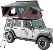 Tente de toit avec coque rigide en fibres de verre Skycamp 2.0 noir iKamper