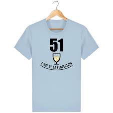 T Shirt Anniversaire 51 Ans Pour Homme La French Touch