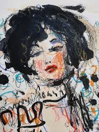 Orange Gemälde & Zeichnungen