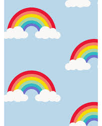 Tons of awesome plain blue colour wallpapers to download for free. Rainbow Wallpaper Sky Blue And Multi Wow042