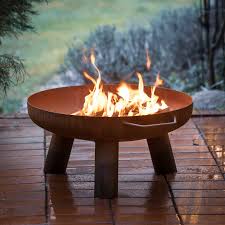 Whenever you light a fire you should always check before you burn; Dakota Fields Stanstead Steel Wood Burning Fire Pit Reviews Wayfair Co Uk