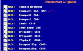Téléfoot hd, bein sport, canal+,rmc sport, eurosport, l'equipe tv, tf1, m6, canal+ comment regarder programme en streaming gratuit, sans inscription sur internet ? Bein Sport Live Streaming Gratuit Arabe Sport Information In The Word