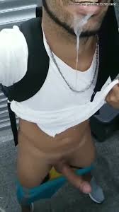 Sexy guy with cum dripping out of his mouth and dick - ThisVid.com