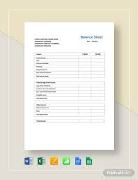 Or take a look at our financial and accounting reporting features if you need something more. Balance Sheet Format 21 Free Pdf Documents Download Free Premium Templates