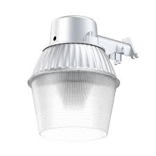 Commercial Electric High Performance 65 Watt Fluorescent Area Light And Flood Light 2800 Lumens Dusk To Dawn Outdoor Light Cfl65 Pc Gr The Home Depot