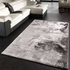 loftdesigns teppich saunders in grau schwarz weiss bewertungen wayfair de
