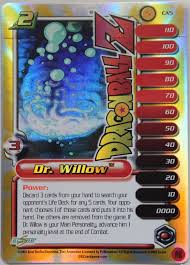 Dragon ball z dr willow. Dbz Ccg Ca5 Dr Willow Lv2 Personality Dbz Exchange