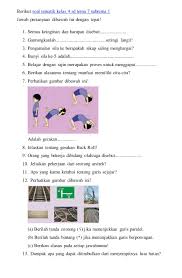 Soal ulangan harian kls 4 tema 7 subtema 2. Soal Dan Jawaban Kelas 4 Tema 7 Kumpulan Contoh Surat Dan Soal Terlengkap