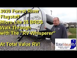 You'll be glad you did! 2020 Forest River Flagstaff Micro Lite 25 Brds Walk Thru With The Rv Whisperer Now At Lazydays Rv Youtube