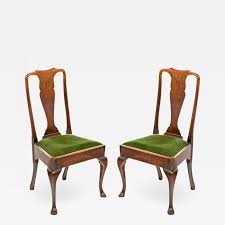Each style has become increasingly popular in traditional and modern homes due to trends. 18th Century Queen Anne Oak Chairs A Pair