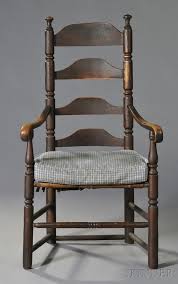 Set of 4 rush bottom vintage ladder back dining chairs farmhouse can ship. Ladder Back Chairs