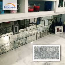Get free shipping on qualified tile backsplashes or buy online pick up in store today in the flooring department. China Antique Looking Subway Tile Kitchen Backsplash Crystal Mirror Glass Mosaic China Building Material Home Decor