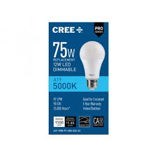 Vintage incandescent edison light bulbs: Commercial A19 Led Bulb Cree Lighting