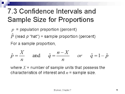 7 3 Confidence Intervals And Sample Size For
