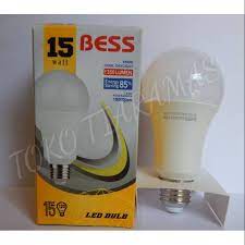 350 lm umur lampu 5000 jam dimensi produk 5x 9.7cm color temp 6500 k cri 70<br /> bahan plastik<br /> <br /> distribusi oleh :<br /> pt. Jual Lampu Led Murah 15w Bess Bulb Terang Berkwalitas Shopee Indonesia