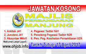 Specialize in local economy, local and tax. Jawatan Kosong Mpm Majlis Perbandaran Manjung 17 April 2017 Jawatan Kosong Kerajaan Swasta Terkini Malaysia 2021 2022