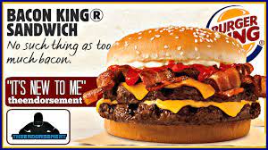 Burger King Bacon King Sandwich Review Theendorsement Youtube