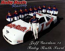If there were ever a study in nascar contrasts, this would be it. Nascar Racing Champions Blog Jeff Gordon 1 Baby Ruth Ford