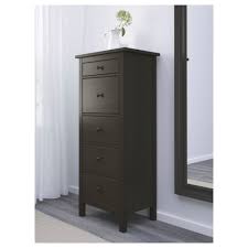 Ikea koppang 6 drawer dresser black brown. Hemnes Chest Of 5 Drawers Black Brown 58x131 Cm Ikea