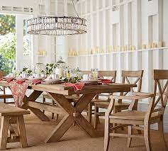 Solid industrial design and creative technical solution are the core values in this brand. Toscana Extending Pedestal Table Seadrift Pottery Barn Pottery Barn Dining Table Pottery Barn Kitchen Dining Room Table