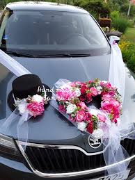 Image result for svatební  výzdoba auta