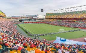 The brick field at commonwealth stadium. Commonwealth Stadium Edmonton The Stadium Guide