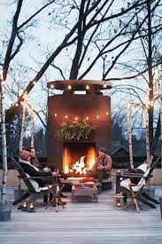 This patio idea is for you if you're environmentally conscious. 8 Ways To Winter Fy Your Home Outdoor Fireplace Patio Patio Design