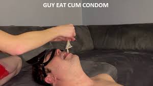 SPECIAL CHRISTMAS Lutine hottie makes me eat my own sperm from the condom  or she sucks and jerks me