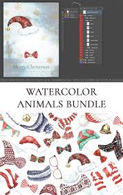 90 Off Bundle Watercolor Animal 18 1 Watercolor Animals Baby Shower Invitation Cards Woodland Illustration