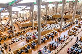 The great library of alexandria was a massive library that was part of a research institute known as the museum in alexandria, egypt. Alexandria Library Egypt Bibliotheca Alexandria History