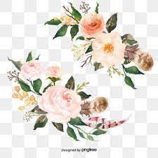 Small Fresh Flowers Painted Small Fresh Fresh Flowers Png Transparent Clipart Image And Psd File For Free Download Watercolor Flowers Flower Frame Png Free Watercolor Flowers