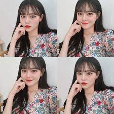 学校やバイトの決まりで髪色は暗めしかできない なんて子も心配ナシ 黒髪 暗髪で作る韓国っぽヘアにチェンジしてみませんか アイドル 前髪 前髪 スタイル 黒髪