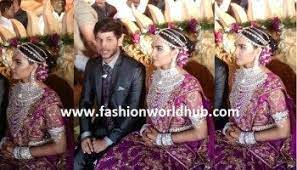 Gali Janardhan Reddy Daughter Brahamani Rajeev Reddy Reception Photos Simple Bridal Jewelry Bridal Fashion Jewelry Bridal Jewellery Indian