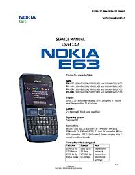 Freeunlocks, a leading provider of nokia unlock codes can locate your nokia e63 unlock code fast. Nokia E63 Rm 437 Rm 449 Rm 450 Rm 600 L12 Service Manual Download Schematics Eeprom Repair Info For Electronics Experts