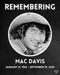 Morris "Mac" Davis was born in Lubbock, Texas,