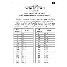 Untuk memulai hafalan, berikut juz amma (surat pendek). Speaker Murottal Al Quran 30 Juz Advance Tp 600n Memori 16 Gb Shopee Indonesia