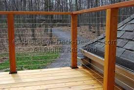 Pretty amazing for only a couple of hours of work and now my deck finally looks almost finished. Cable Railings Build Deck Railings With Stainless Steel Cable Deck Railing Design Deck Railings Cable Railing Deck