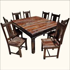 Richmond Rustic Solid Wood Large Square Dining Room Table Chair Set Square Dining Tables Square Dining Room Table Furniture Dining Table