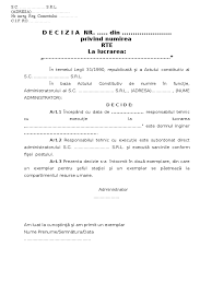 Model decizie de numire responsabil tehnic cu executia. Decizie De Numire Rte