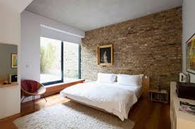 Red brick accent wall bedroom. 75 Impressive Bedrooms With Brick Walls Digsdigs