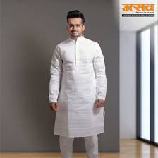 White Kurta Pajama Set