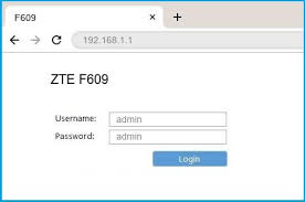 All of the default usernames and passwords for the zte f609 are listed below. 192 168 1 1 Zte F609 Router Login And Password
