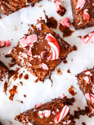 Make brownie batter as directed on box. Christmas Brownies My Lovely Little Lunch Box