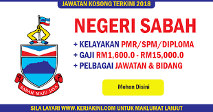 We did not find results for: Jawatan Kosong Negeri Sabah 2018 Kelayakan Pmr Spm Diploma