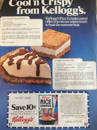 1980 Rice Krispie Treat Recipes Food Rice Krispy Treats Recipe Ice Cream Sandwich