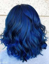 65 iridescent blue hair color shades & blue hair dye tips. 20 Amazing Blue Black Hair Color Looks