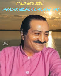 🙏 Jai Meher Baba Friends Good Morning🙏💜 💜"The Ancient One drew back His  bow and released the arrow carrying His Word. The arrow lodged in His  lovers' hearts and made a deep