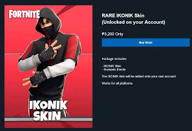 Even in his mask and hoodie, ikonic can hypnotize you with his moves and his piercing . Sir Perseus Ikonik Skin Is Now Available For A Limited Facebook